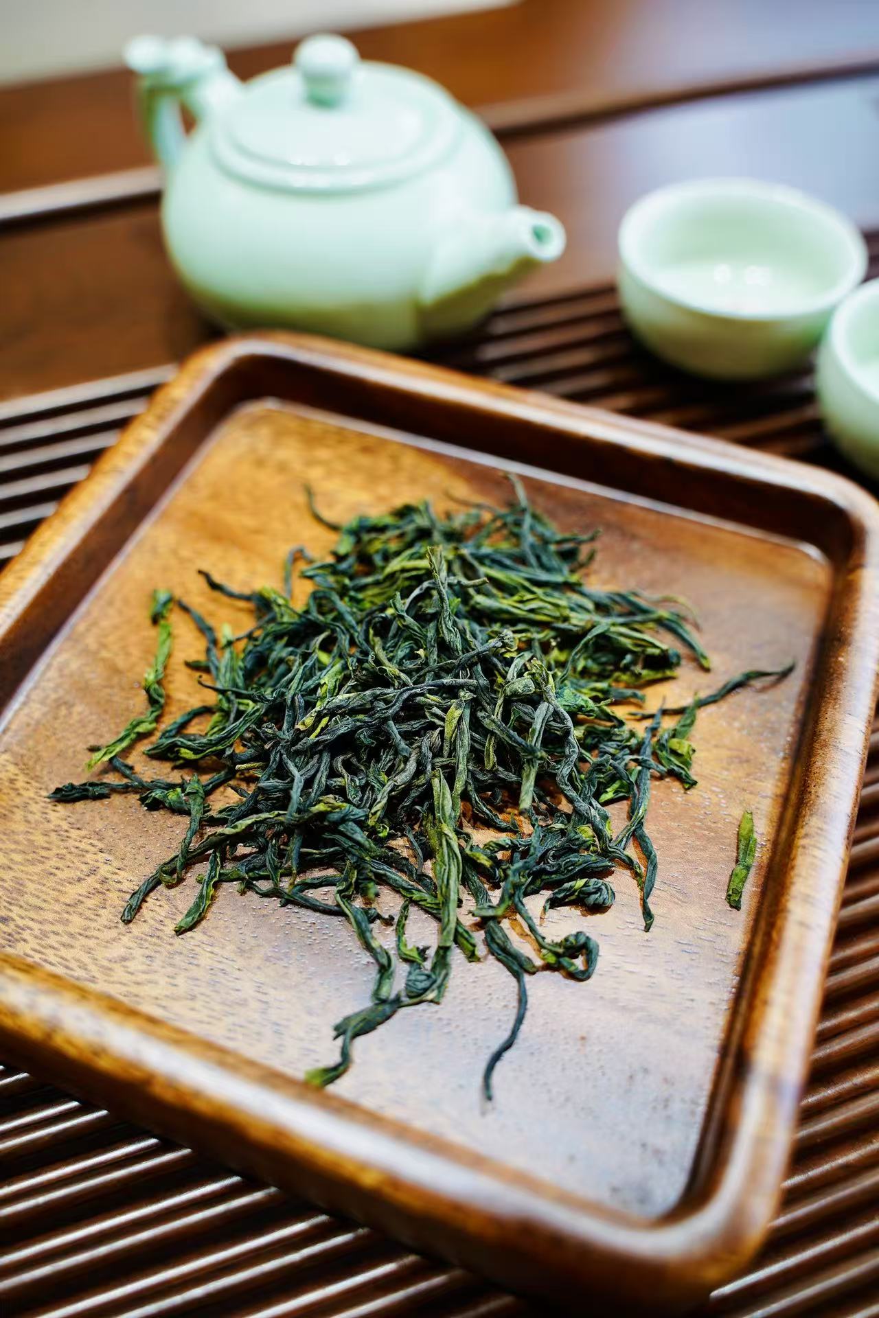 安徽六安瓜片新茶绿茶高山茶纯手工茶