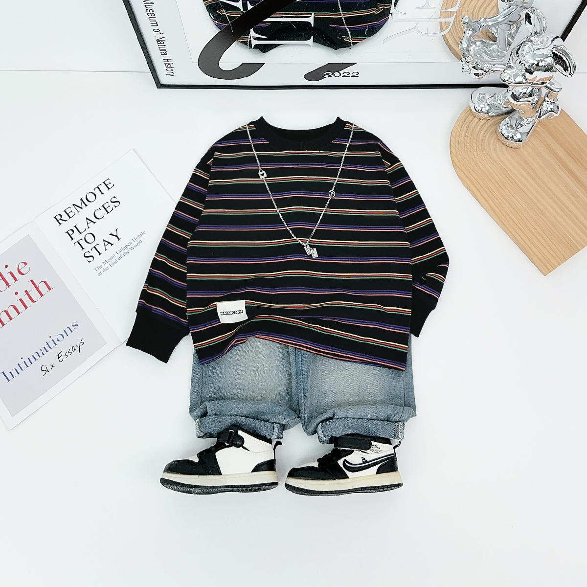 男童长袖T恤2025秋新款秋装儿童秋冬打底衫 WG28653 悠悠童话童装