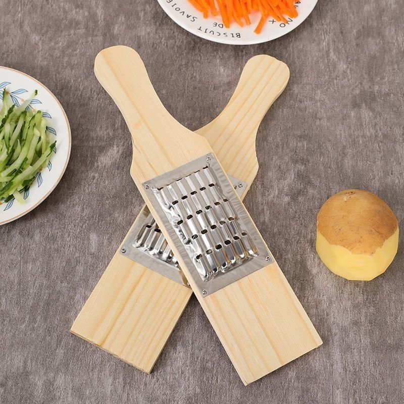 擦菜丝神器 家用器切片器萝卜丝刨丝器木铜刨子擦丝器家用磨泥器