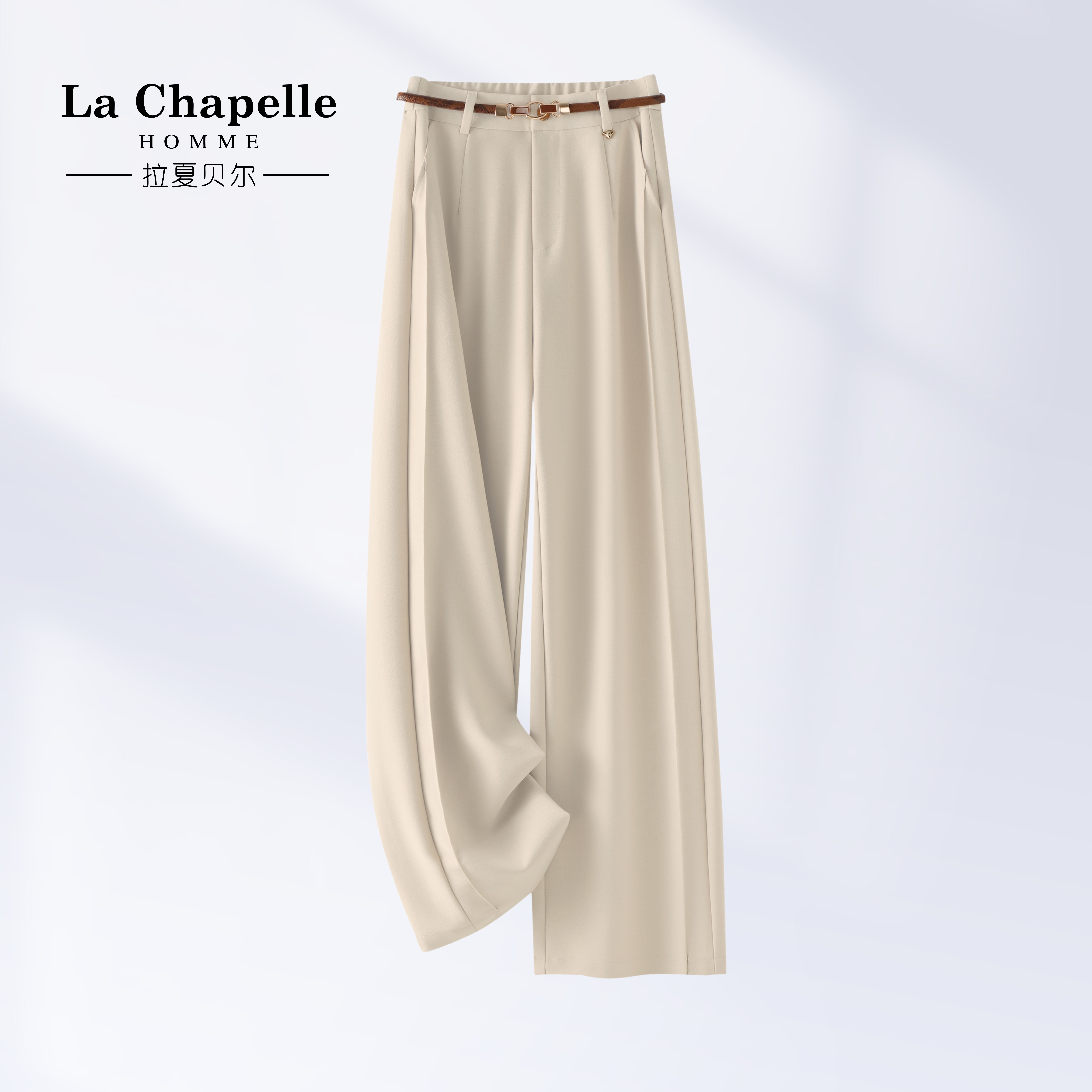 【升级版裤王】秋意浓优雅窄版直筒休闲裤拉夏贝尔.716-6.TSD她