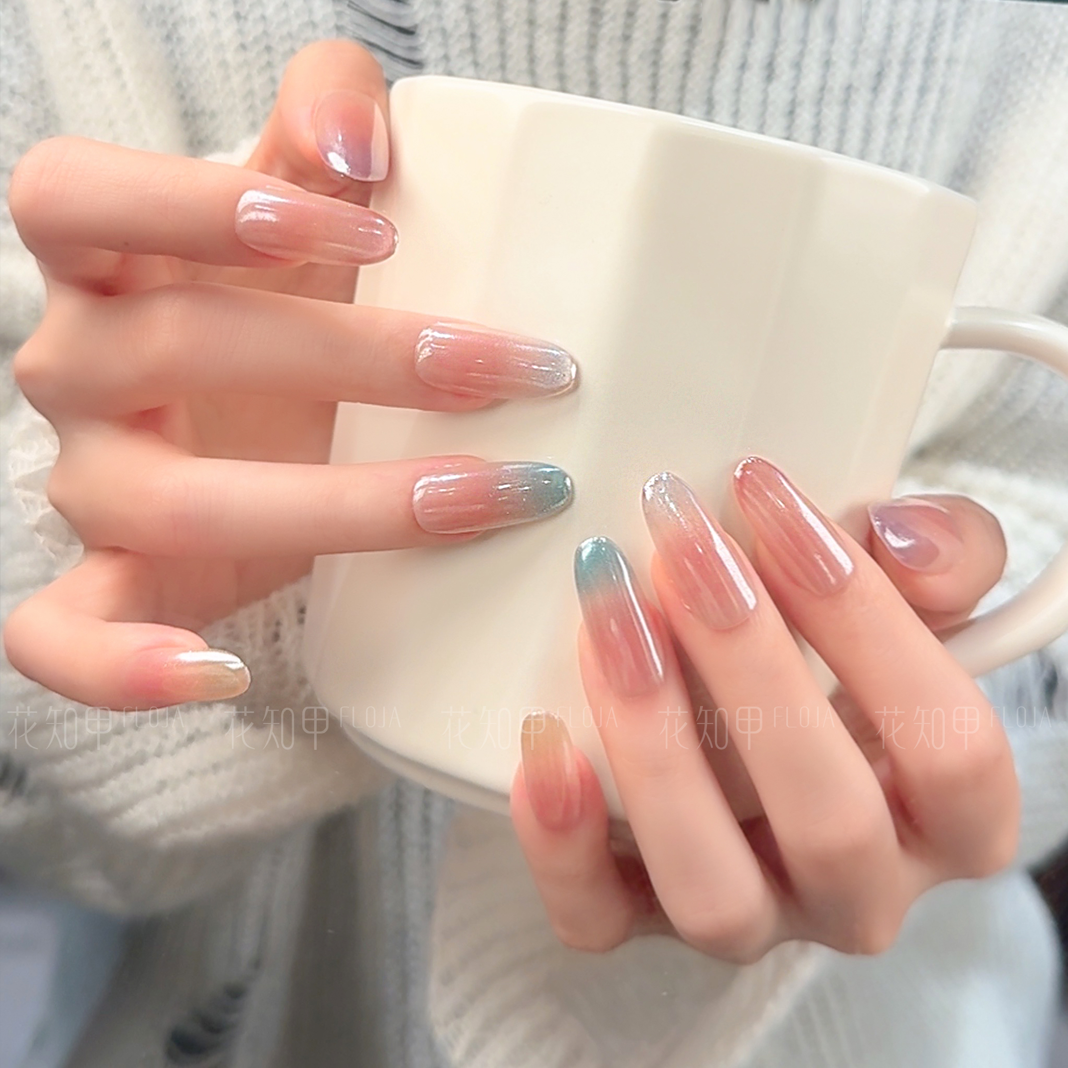 【糖果圣诞-视频同款】纯手工穿戴甲猫眼 高级气质显白 秋冬爆款