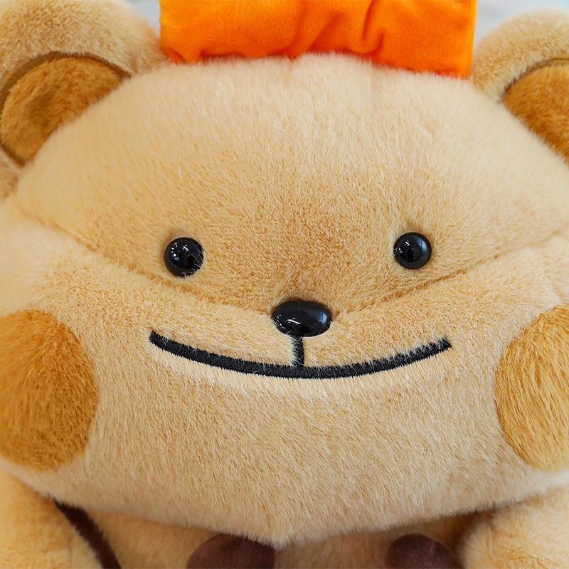 可爱小熊虫毛绒毛绒玩具公仔女生超软玩具玩偶娃娃摆件生日礼物