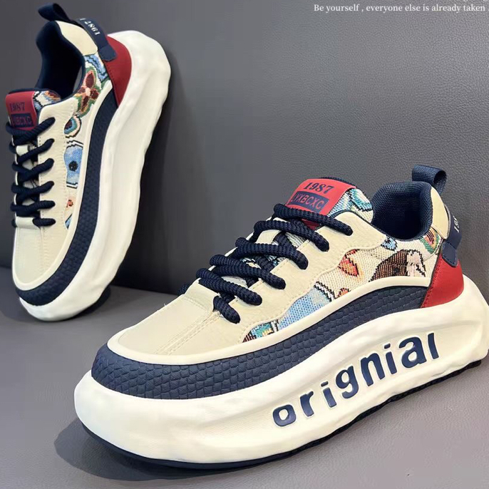 含辰生活男士秋季新款民族风低帮休闲时尚百搭老爹鞋款10655666