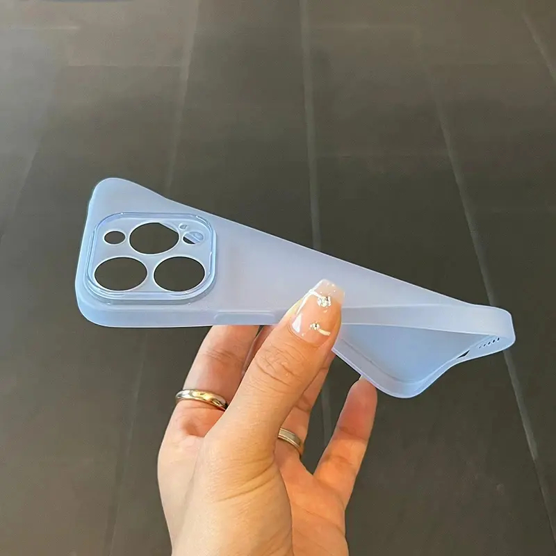 高级超薄冰透磨砂适用苹果16promax手机壳苹果15/14/13软胶12防摔