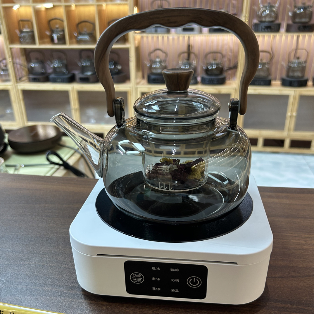 推荐正茗堂新款电陶炉方形炉子玻璃茶具套装电陶炉