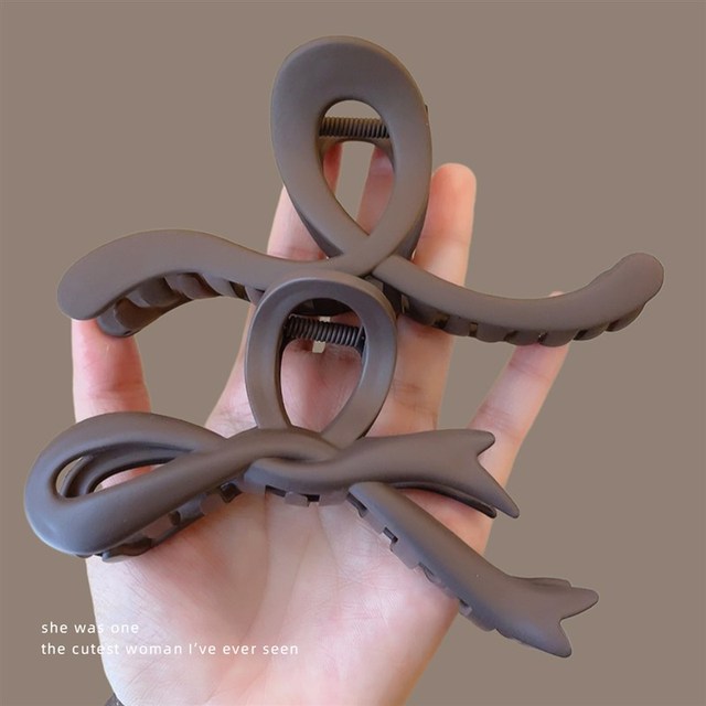 发夹八字抓夹女2025新款高级感大号鲨J鱼夹后脑勺发卡头发夹子头