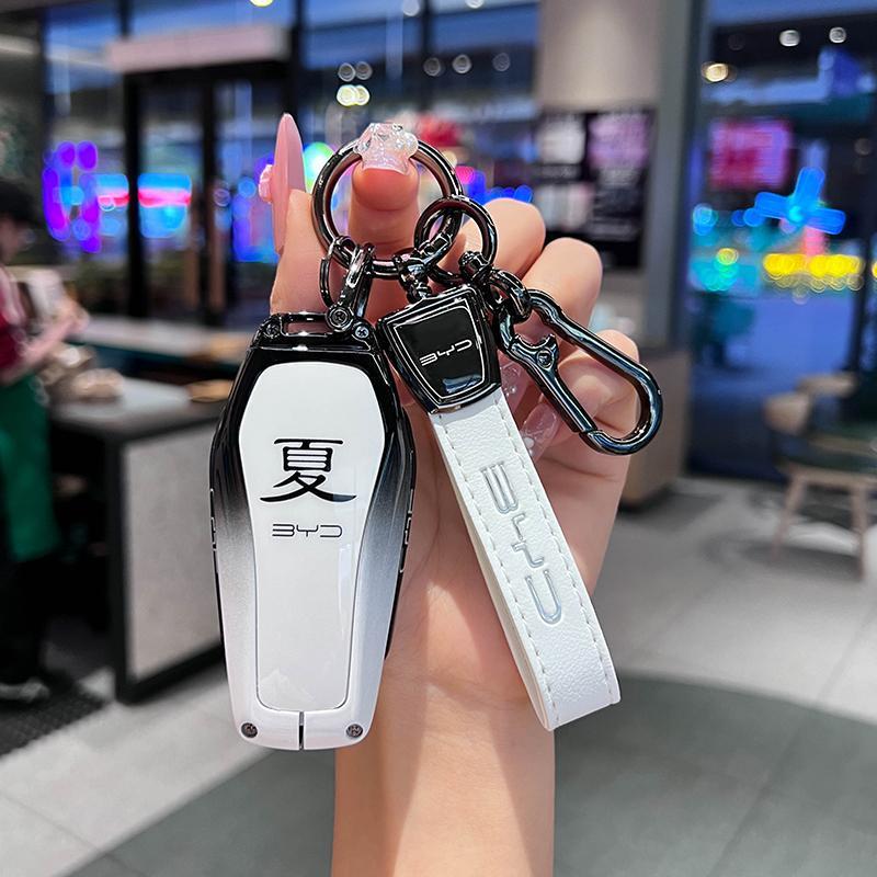 比亚迪夏钥匙套dmi保护壳男扣专用汽车用品女改装配件高档2025款