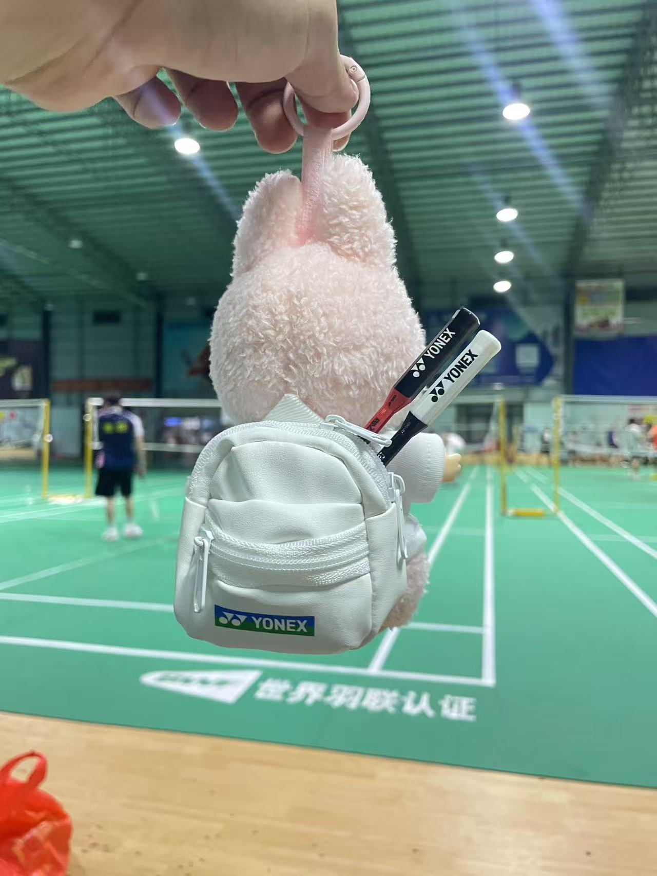 娃衣配饰迷你羽毛球拍迷你羽毛球包 不含拉布布娃娃