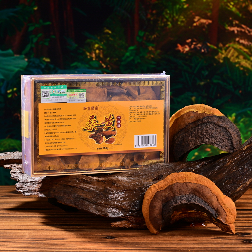 静萱桑宝长白山桑黄源头片大肉厚泡茶煲汤泡酒健康好礼滋补佳品