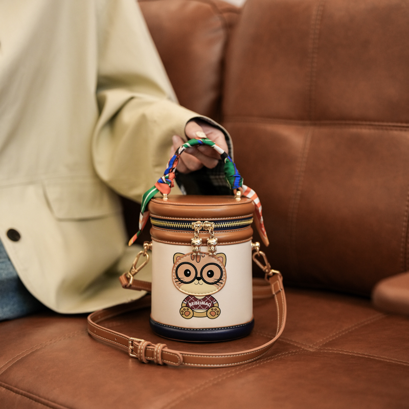 【北包包】新款小水桶包百搭时尚可爱通勤网红爆款单肩手提斜挎女包