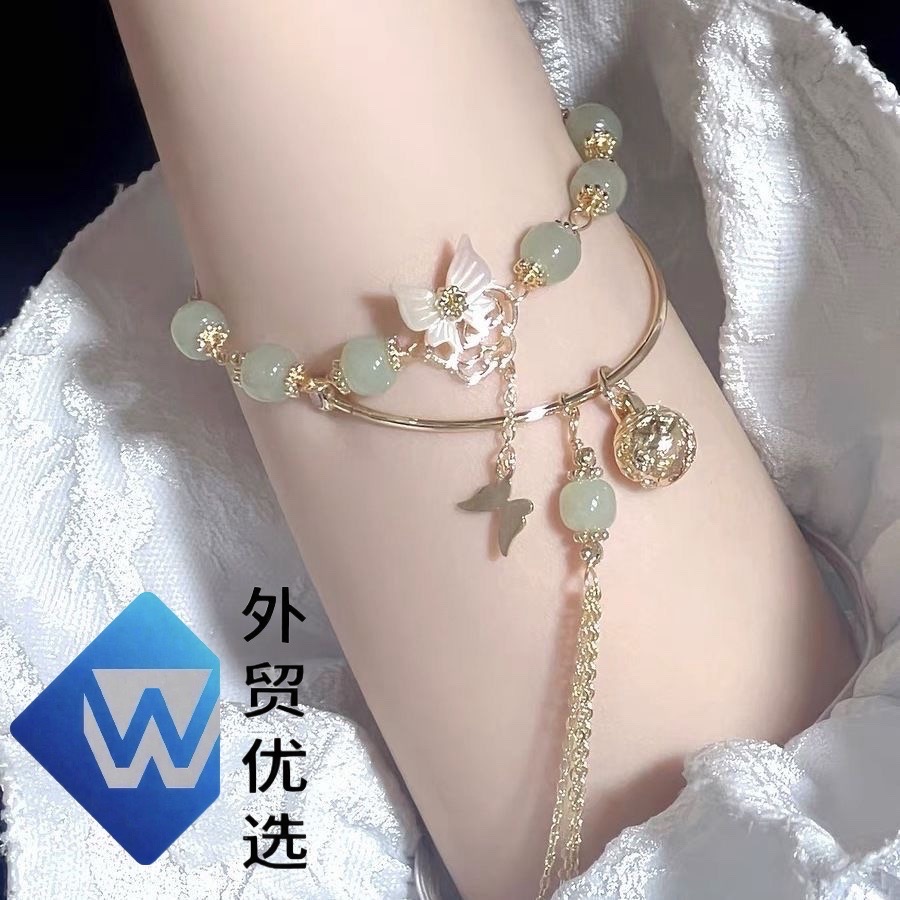 铜合金亚克力手链 外贸优选时尚手链送女生礼物小众女款百搭气质