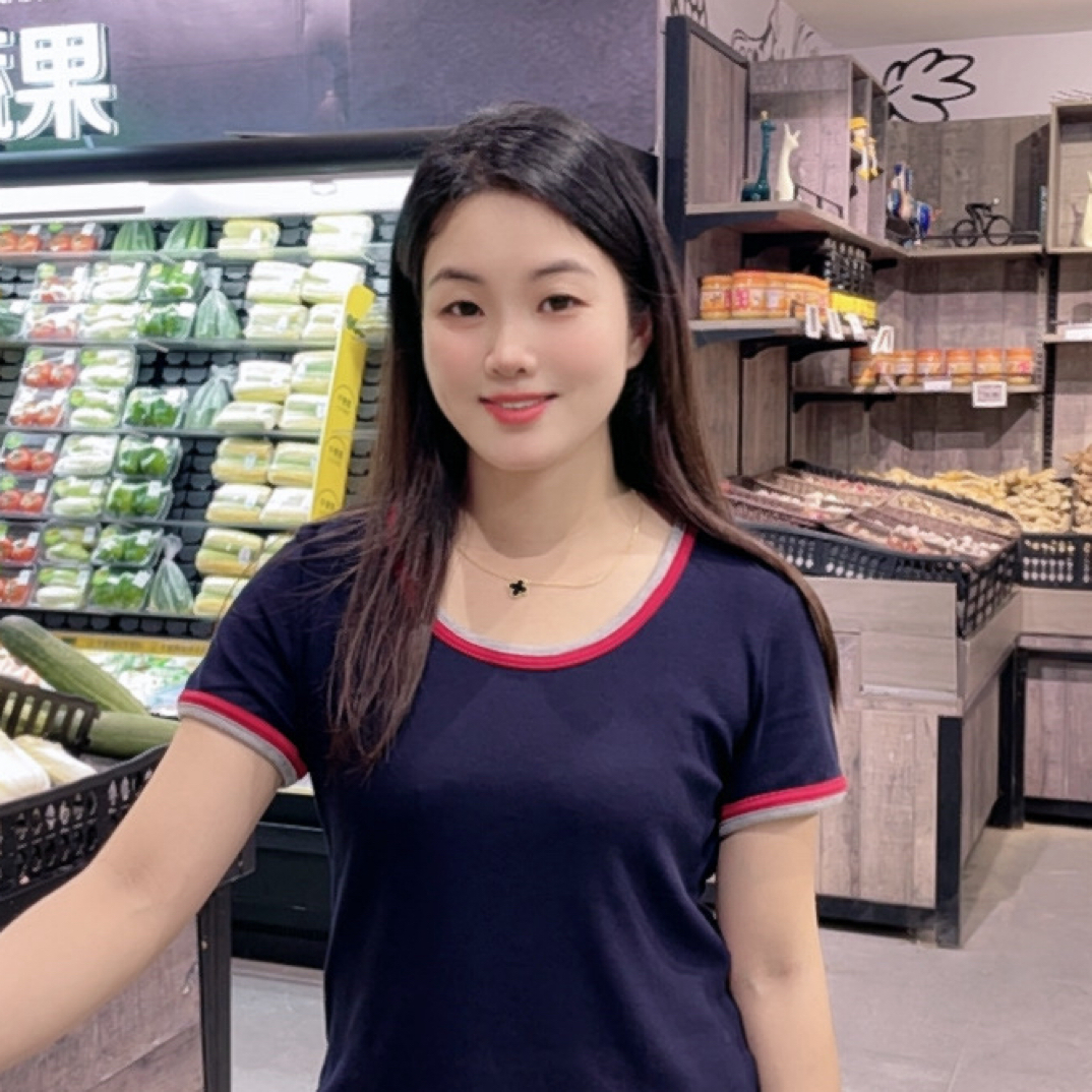 女士夏复古港风休闲风短款短袖U型领T恤时尚百搭撞色简约