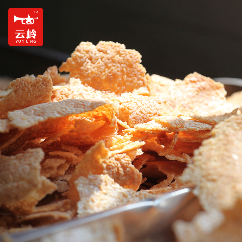 云岭农家柴火灶锅巴400g安徽特产非油炸非膨化大米原味蘸酱锅巴