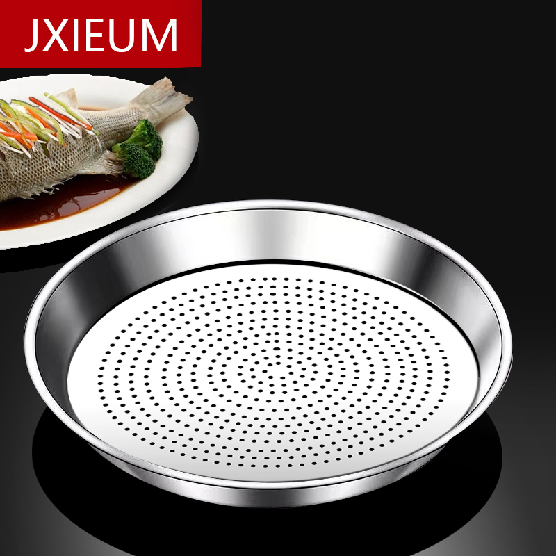 JXIEUM316L不锈钢家用炒锅专用蒸盘架加厚蒸屉耐高温隔水通用蒸架