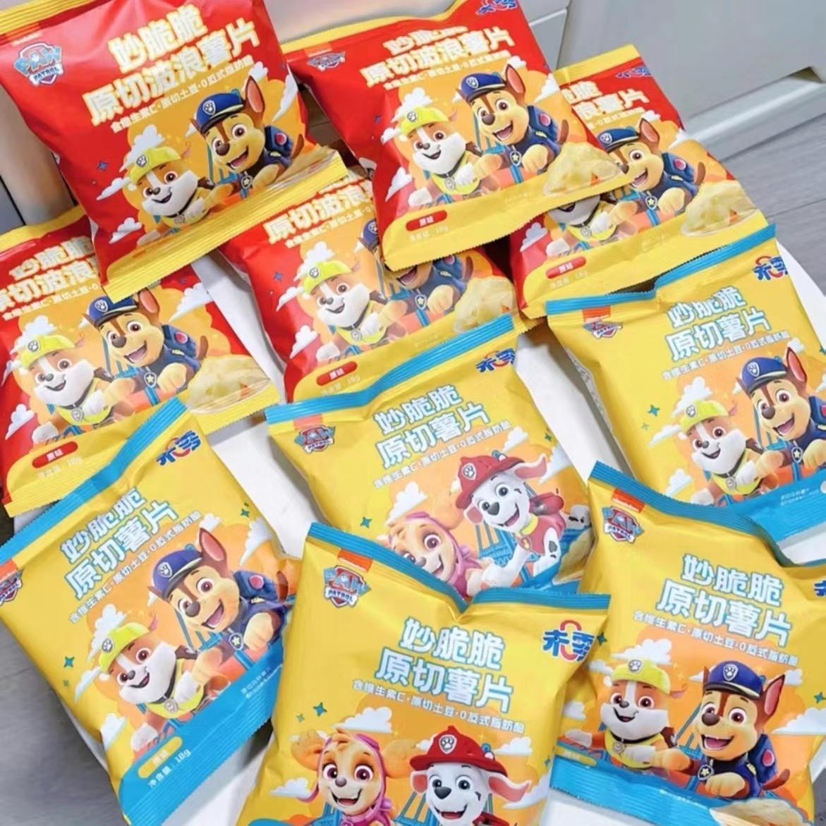 未零妙脆脆原切薯片袋装酥脆可口健康休闲配料简单儿童零食小吃