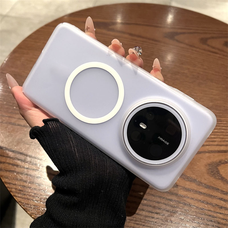 肤感磁吸适用华为mate80pro手机壳磨砂裸机感mate70pro全包防摔壳