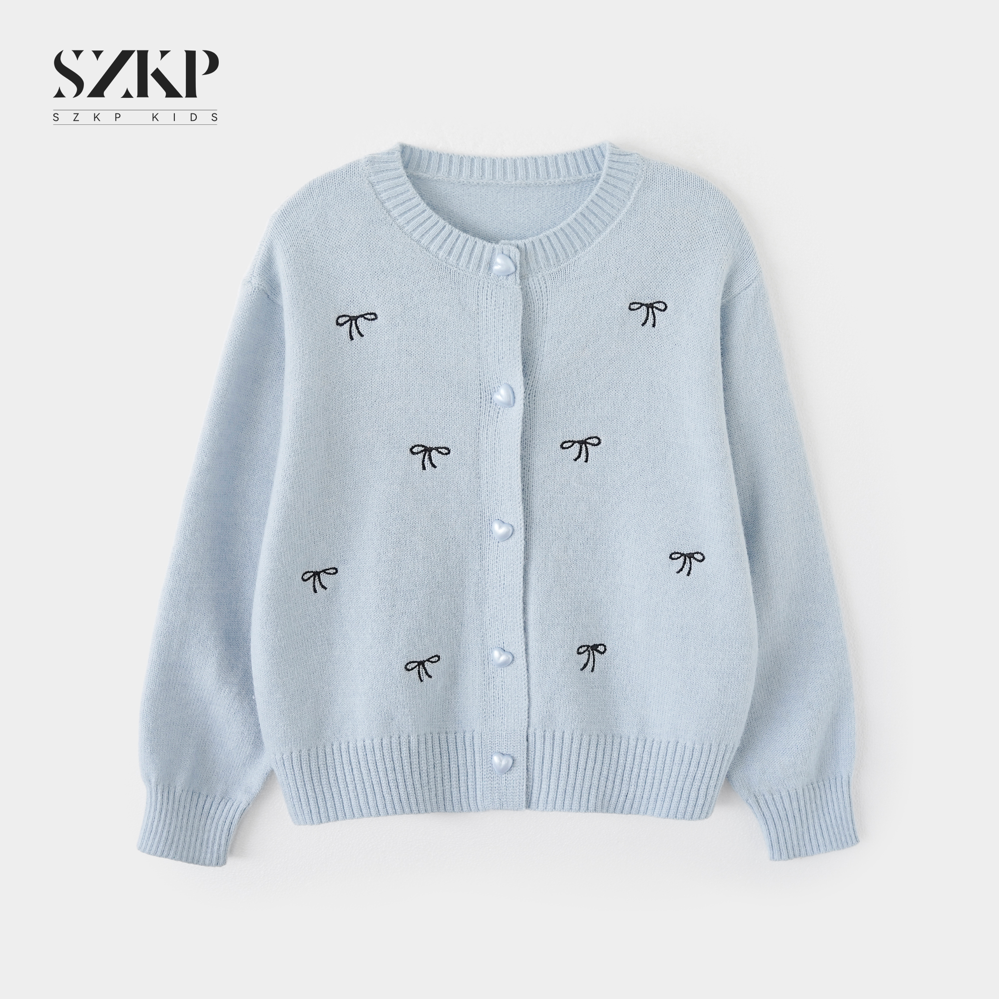 SZKP针织毛衣女童装秋冬新款儿童洋气百搭针织开衫MFYD552577