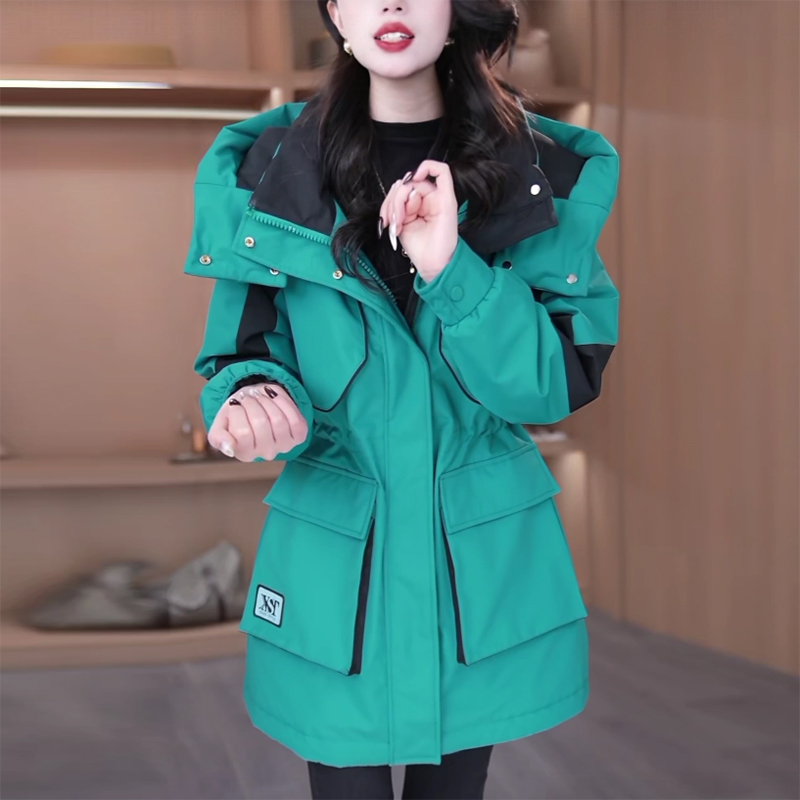 2025爆款时尚年冬季加厚百搭显瘦修身减龄韩版洋气轻熟风加棉外套