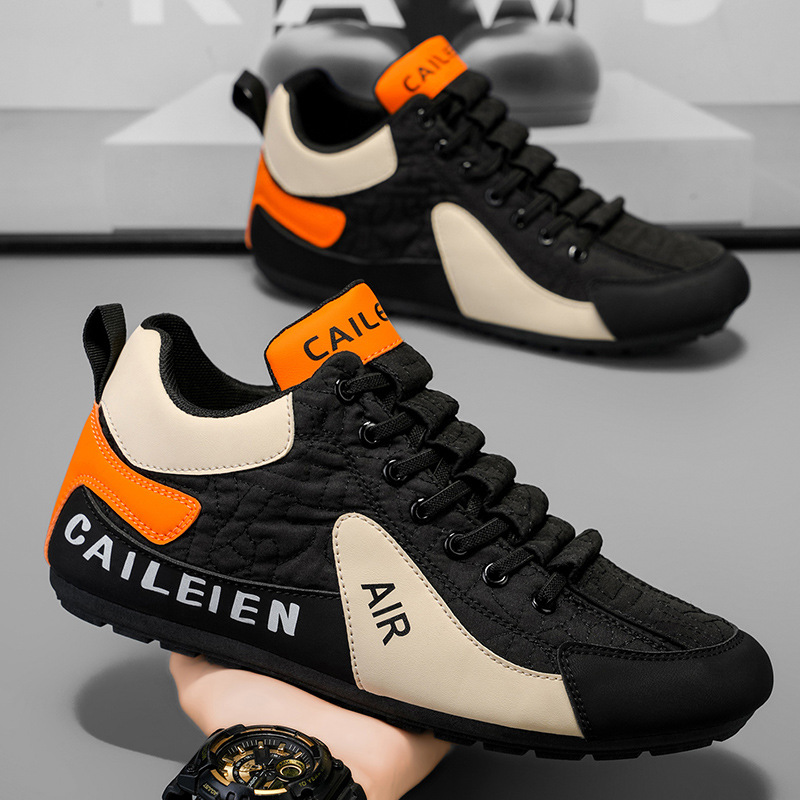 昌祥回力男士秋季新款高帮透气防滑人造革休闲风户外平底运动高帮