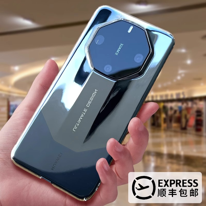 适用华为mate60rs非凡大师手机壳全包防摔mate70rs大孔简约男女款