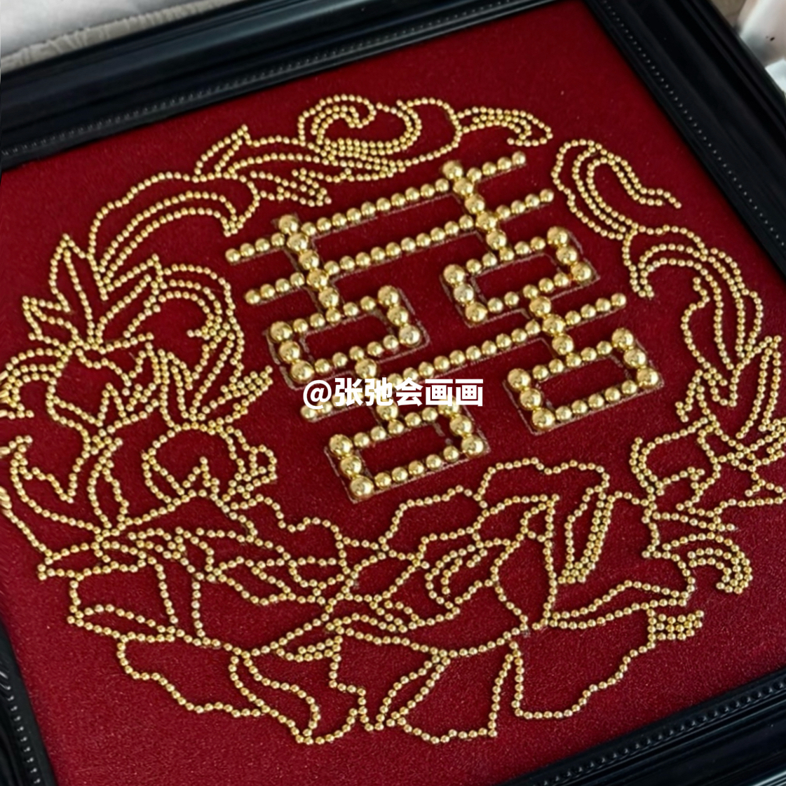 繁花似锦金色限定款手工diy新婚礼物送闺蜜