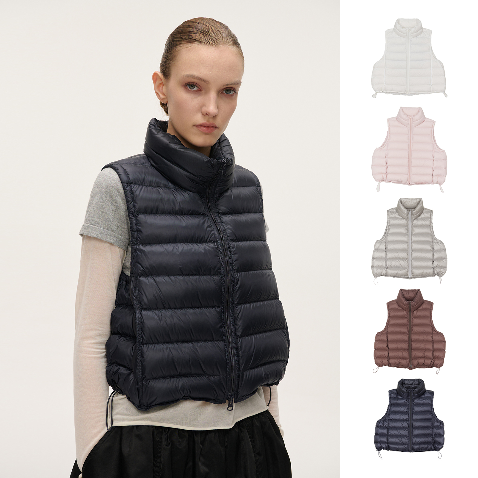 SYUGNA设计师品牌小排骨马甲羽绒时尚女秋冬 DSC买手店 DY5S32021