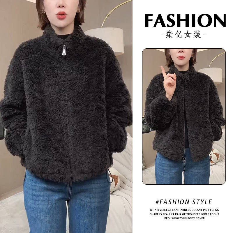 简约复古洋气高级感百搭时尚外套秋冬冬季女潮流时尚时髦年秋季