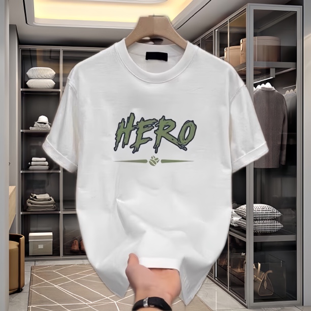 新款短袖t恤男夏季韩版潮流简约半袖上衣港风宽松休闲潮牌体恤衫