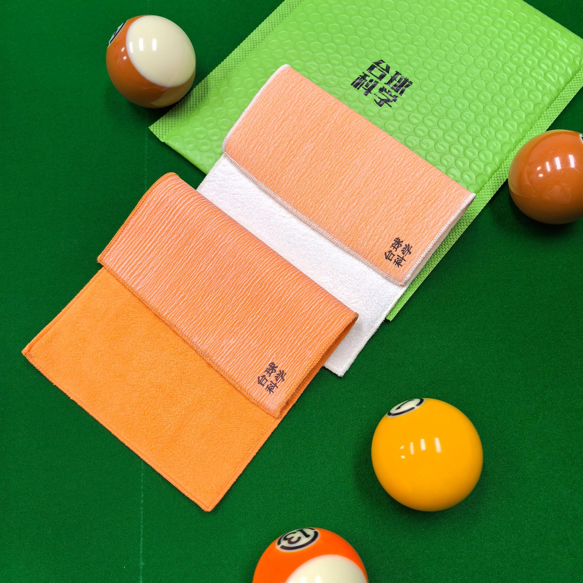 台球擦杆抛光布两用可抛光可擦杆光滑去痕去污