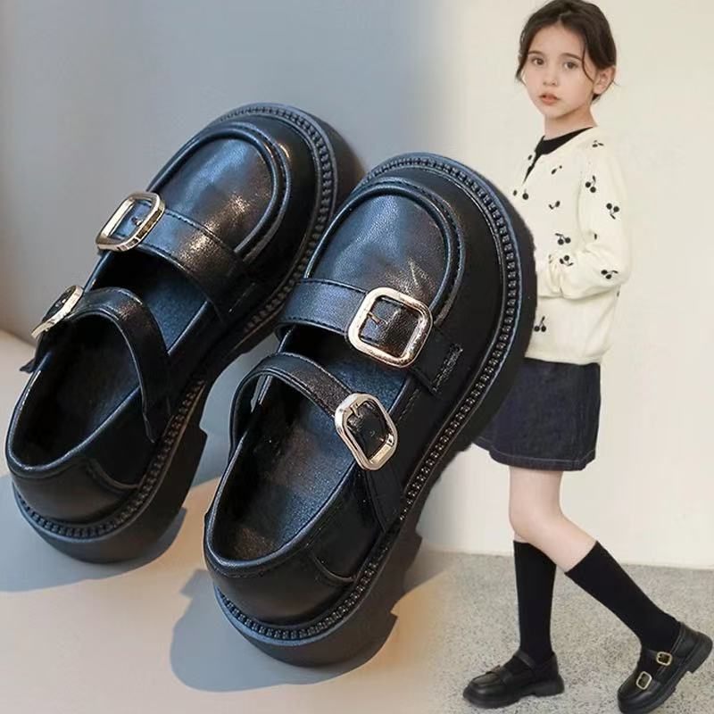 ABC乐福鞋2025夏季新款儿童透气单鞋软底轻便公主鞋韩版女孩皮鞋