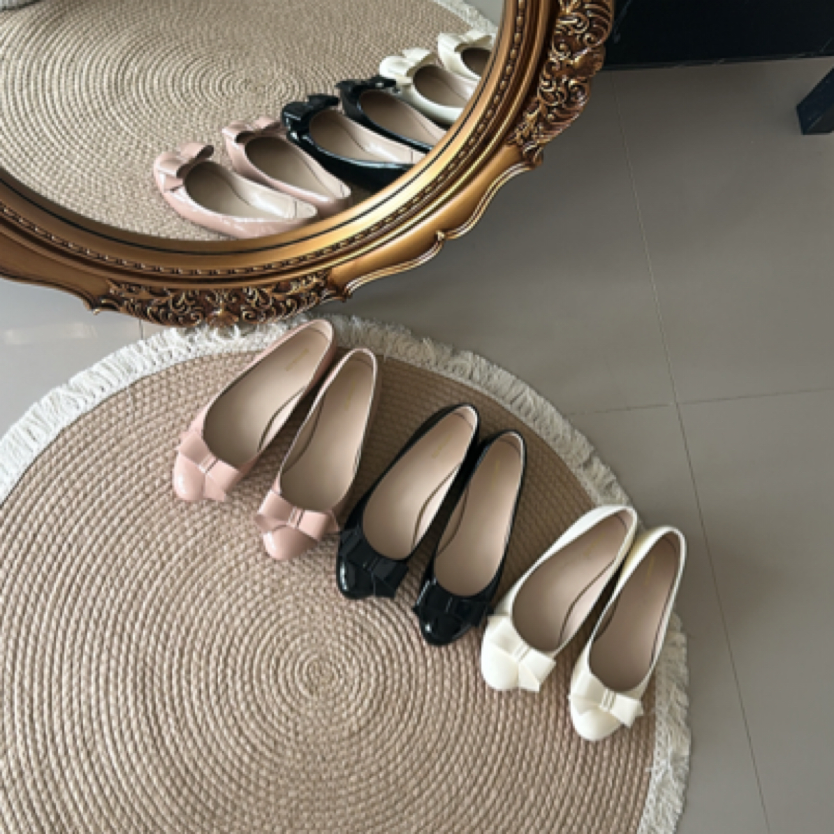 2025夏季法式小圆头蝴蝶结粗跟高跟凉鞋女浅口后绊带细跟包头凉鞋