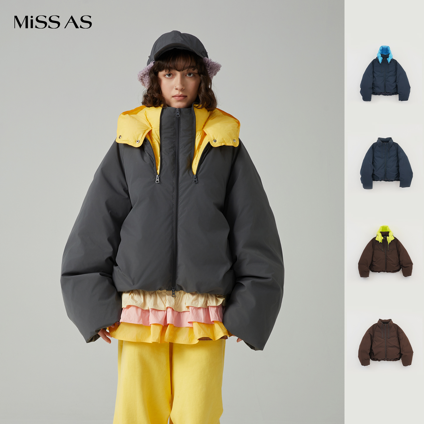 【DONGDONGZHOU】百搭休闲保暖加厚羽绒服外套25秋冬MISSAS买手店