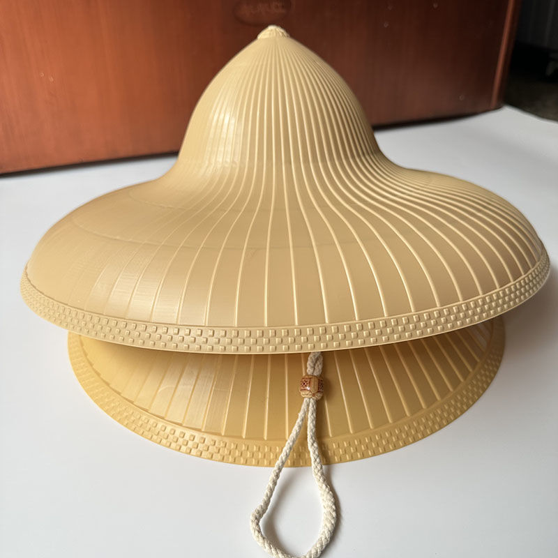 防水耐用遮阳防雨塑料林冲户外防晒男女田园工作大檐斗笠钓鱼雨