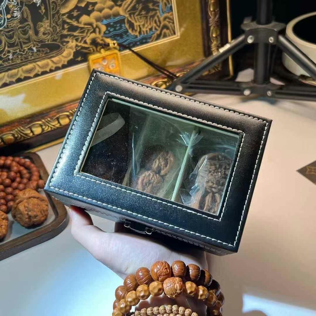 文玩核桃把件楠哥粉丝福利 核桃三件套（带盒子）