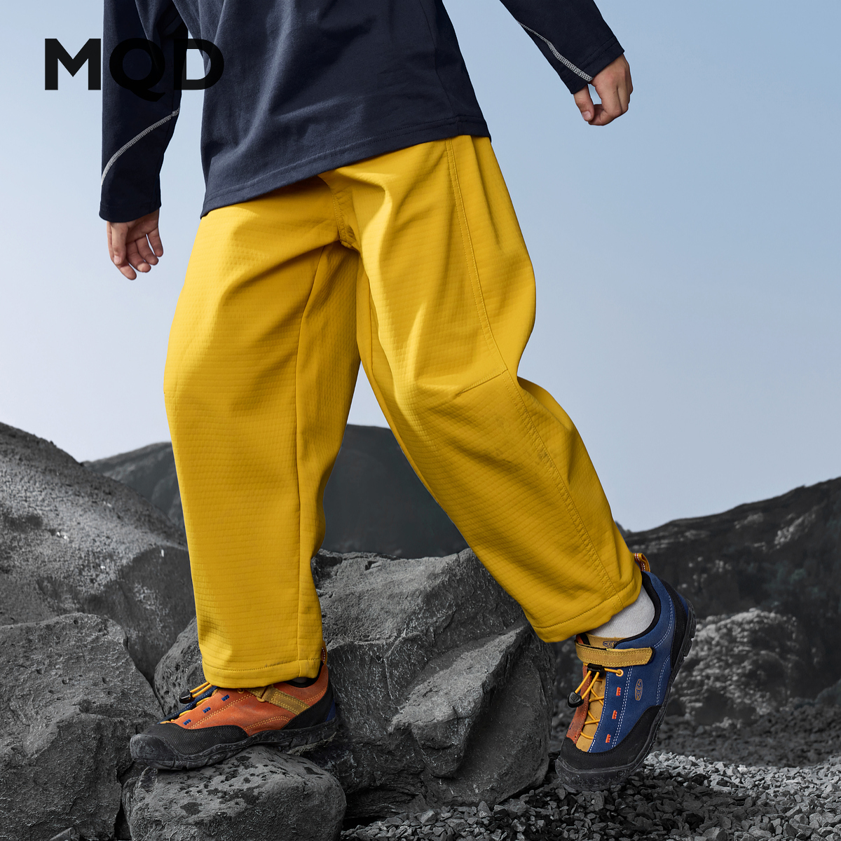 【无氟】男童25秋新款登山裤机能工装裤宽松休闲裤9653W1553