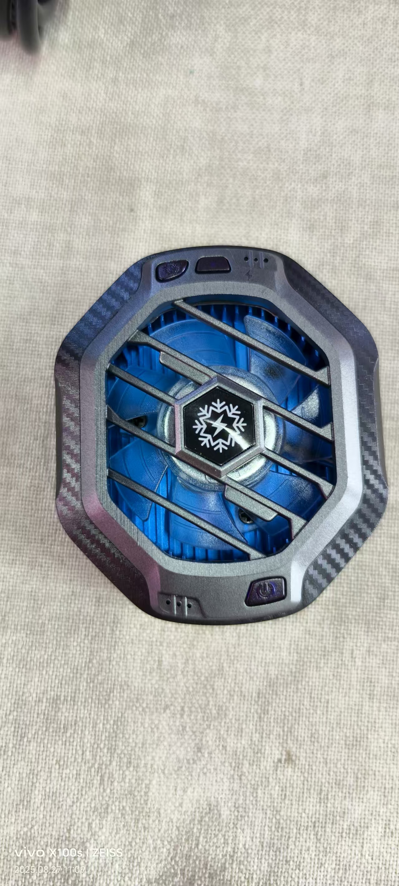 手机散热器双档调节可关灯适用于游戏直播