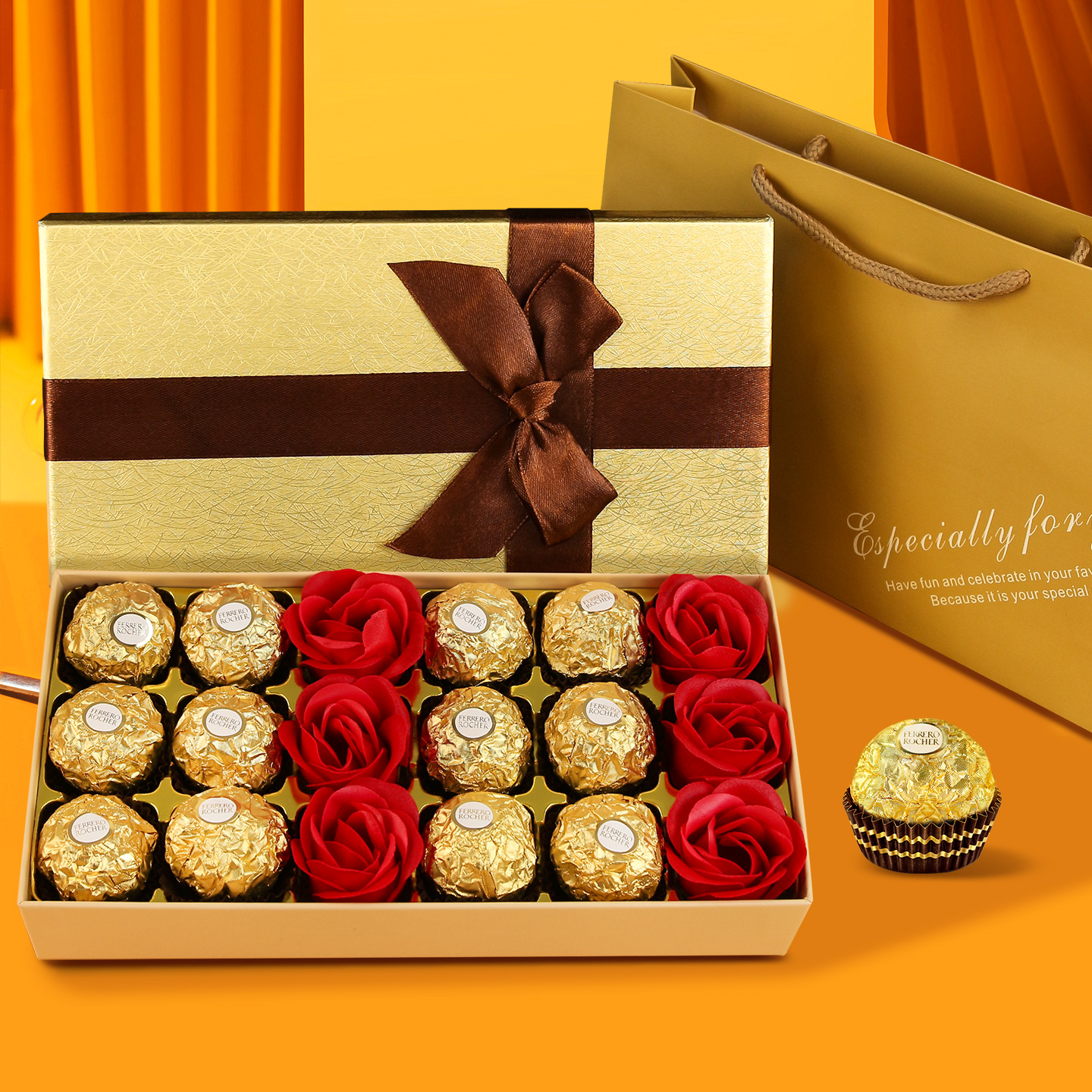 费列罗巧克力礼盒圣诞节礼物送女友生日礼物送老婆