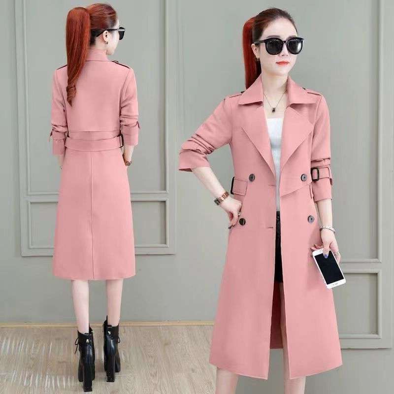 T风衣外套女士早春季2026年新款贵夫人中长款今年流行洋气开衫大