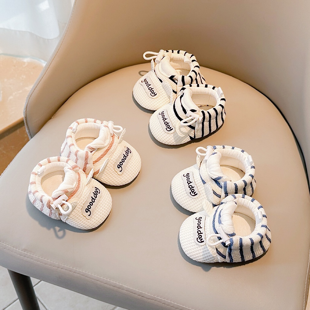 婴儿鞋春秋季0-1岁软底步前鞋男女宝宝布鞋6到12个月不掉鞋新生儿
