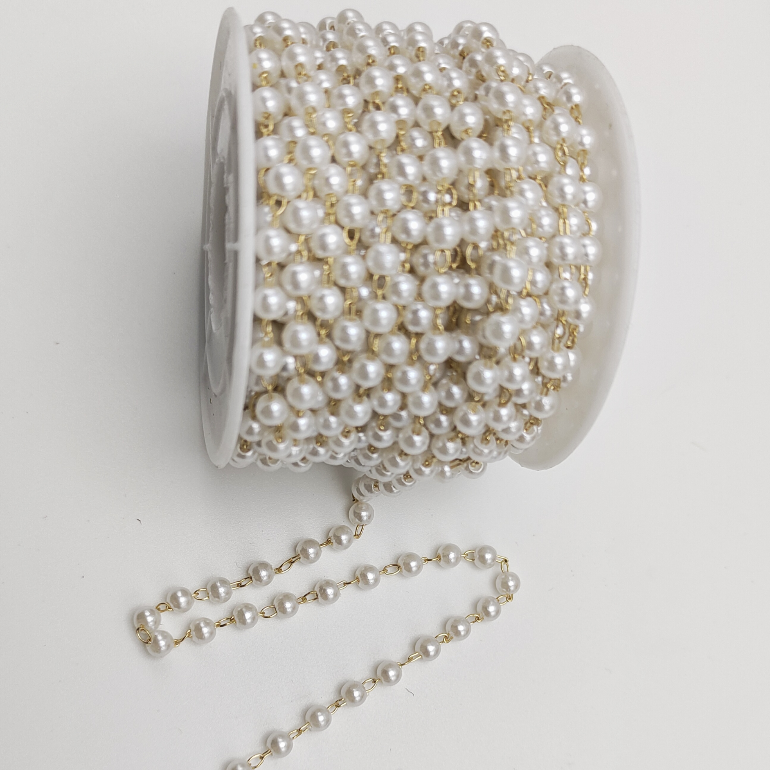 朵朵饰品 0.4珠链 10码一桶 diy蝴蝶结配件