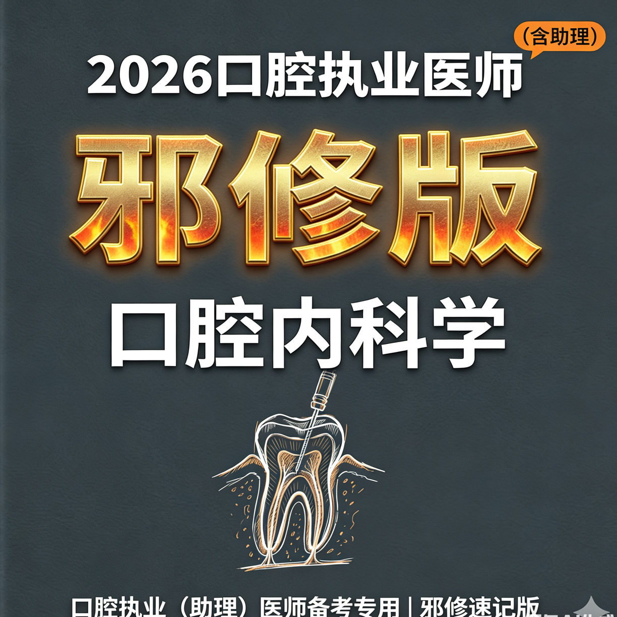 口腔内科学 口腔医考速记口诀笔记 执业/助理医师备考文创