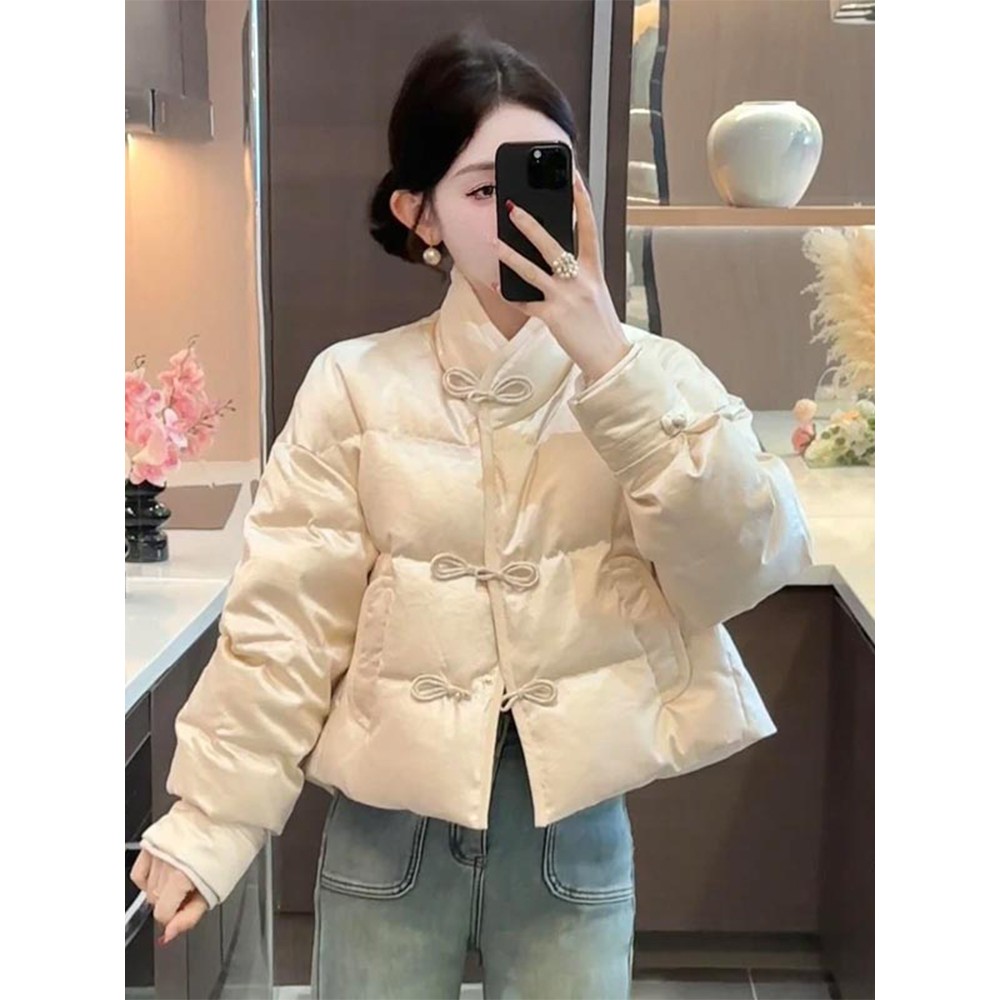贵芙雅新中式气质加厚保暖棉服外套女2025冬季新款国风高级短上衣