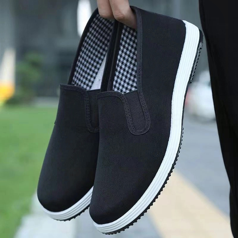 老北京布鞋软底春夏牛筋底加厚鞋耐磨轻便春季男士老年鞋舒适休闲