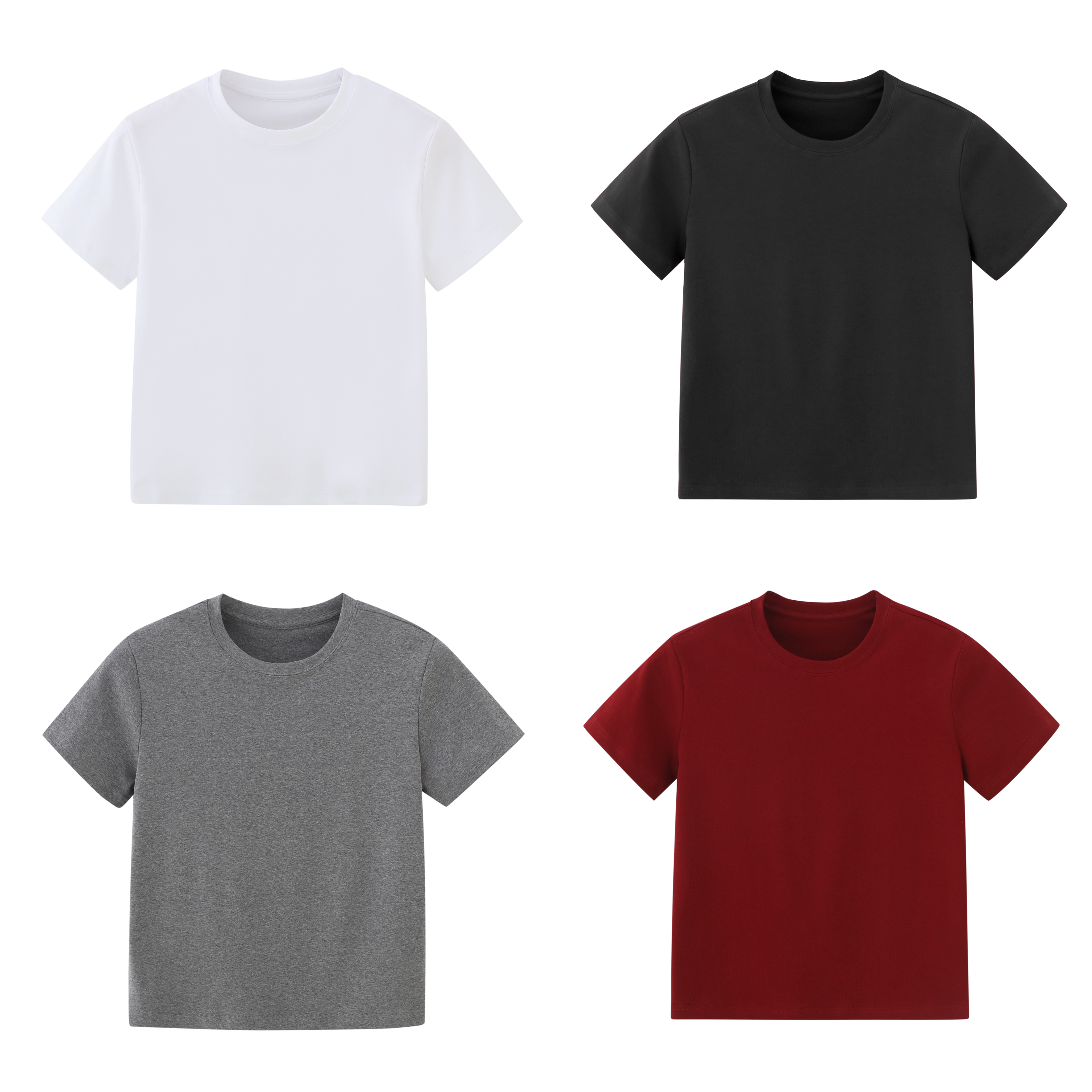 HIMEGANJANE⌜会呼吸的T⌟ 弹力修身正肩显瘦简约T恤百搭老钱风女装