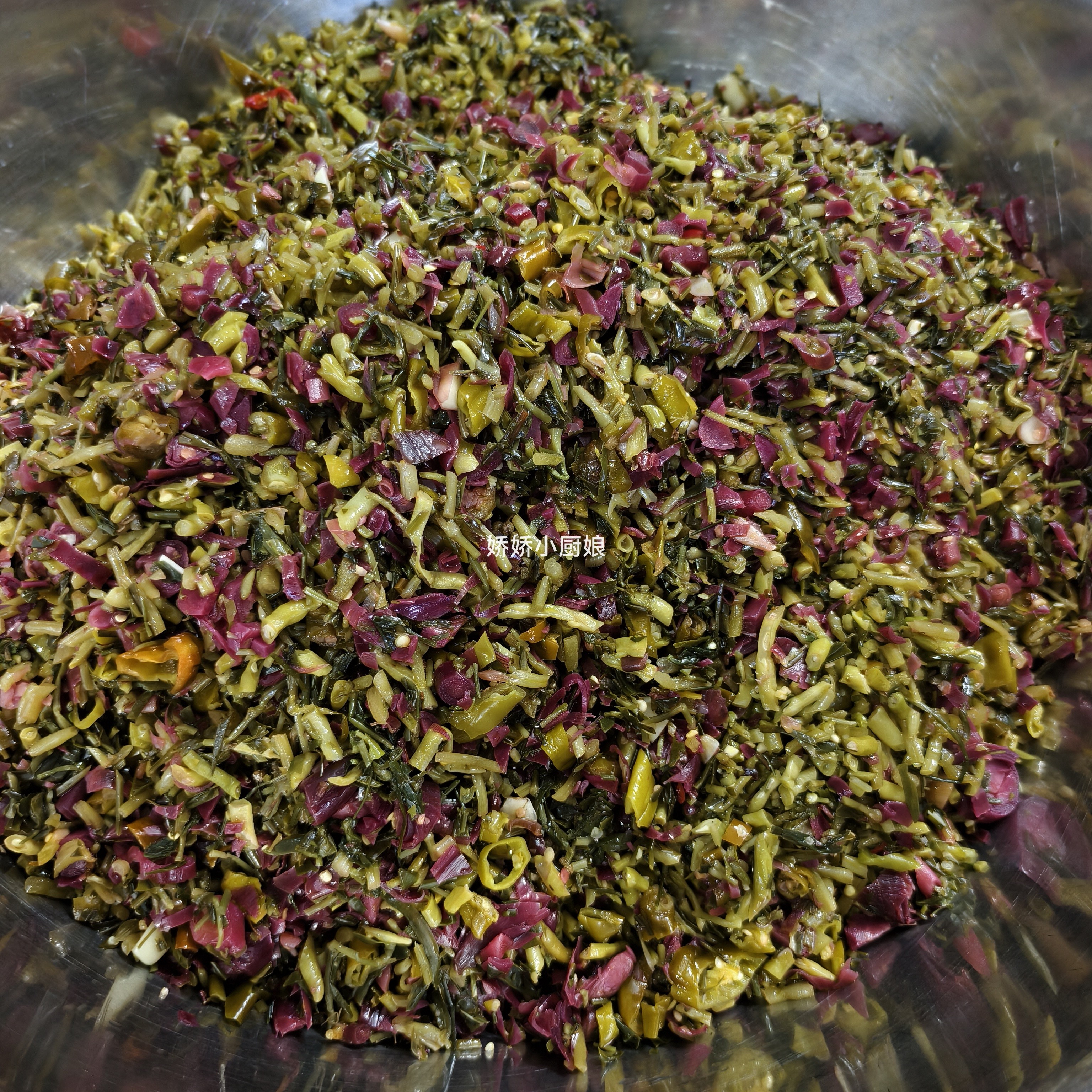 新县陈店娇娇小厨娘农家传统炒的大杂烩