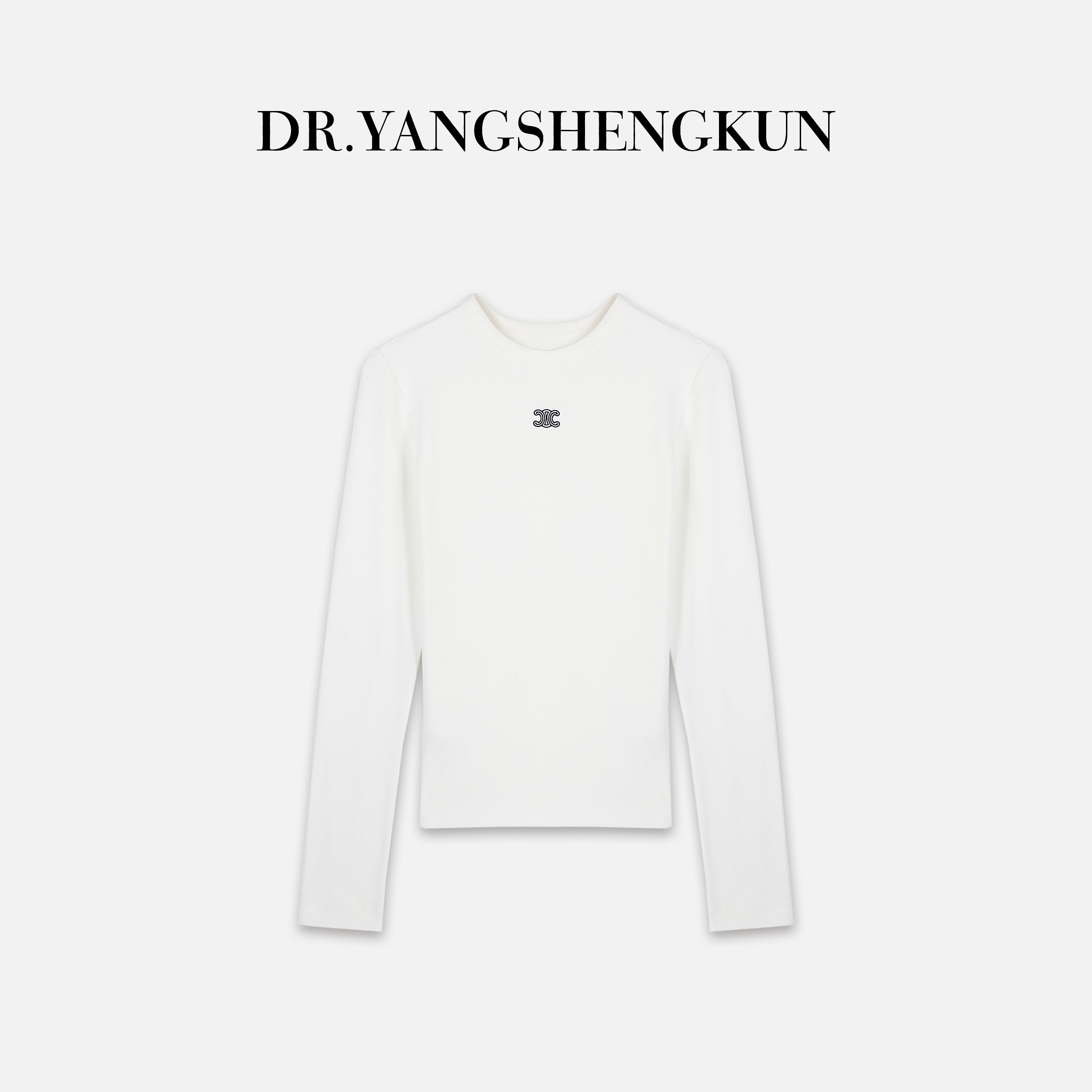 杨圣坤2025冬季新品时尚百搭修身显瘦长袖加绒打底T恤SL25112438