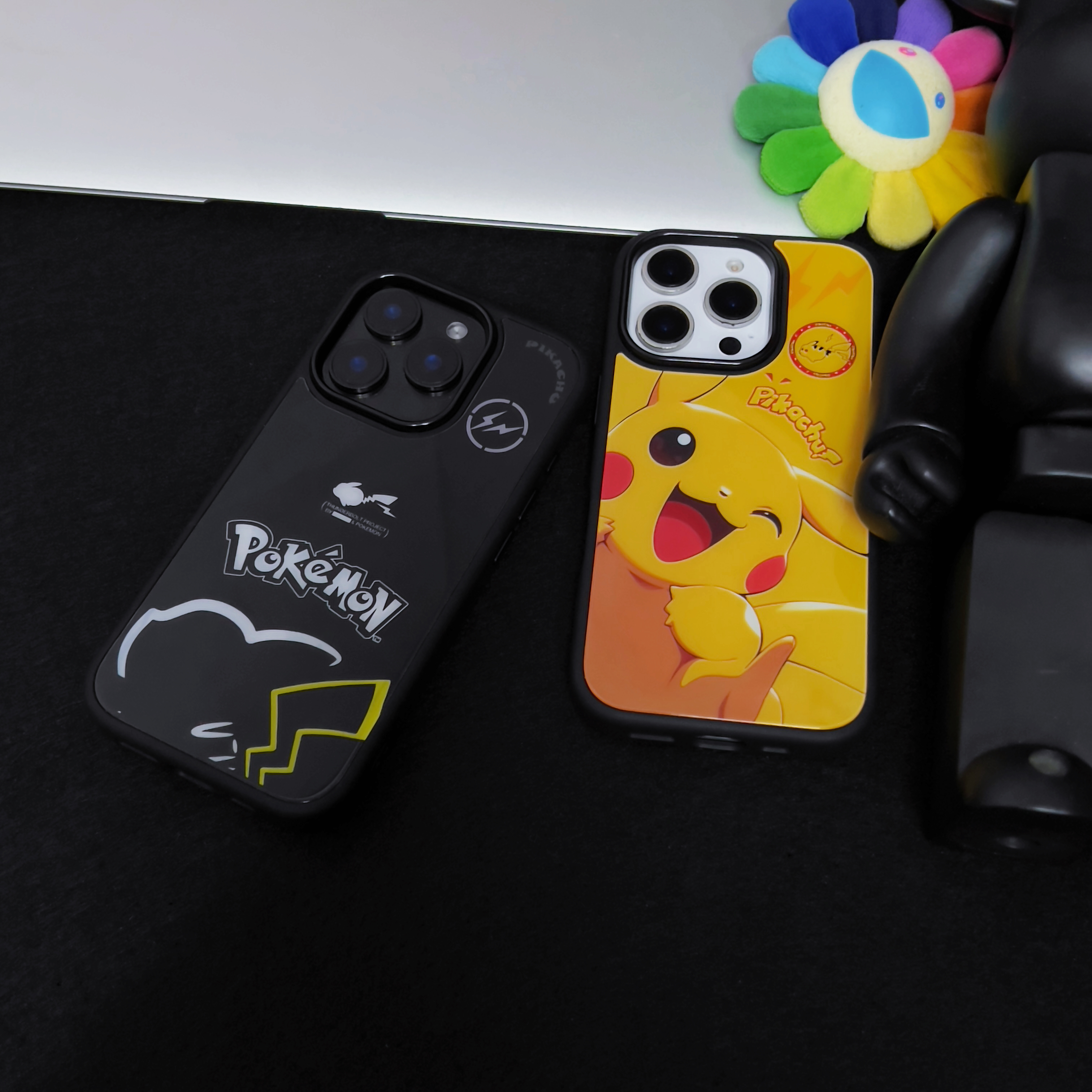 新款玻璃皮卡球磁吸适用苹果16promax卡通iphone15/16散热磁吸壳