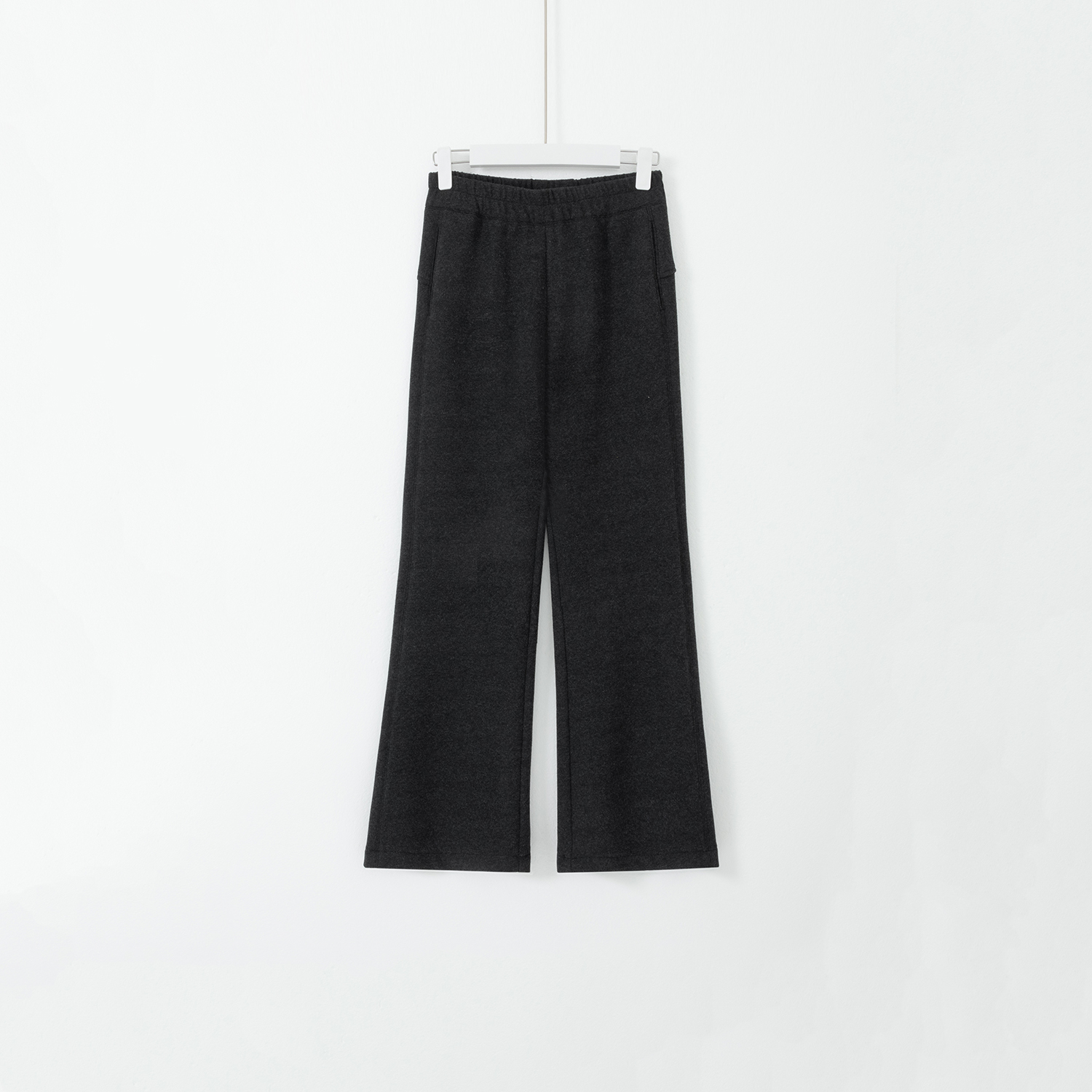 几里与麻 微微喇松紧腰加绒休闲裤 裤长105 2111132