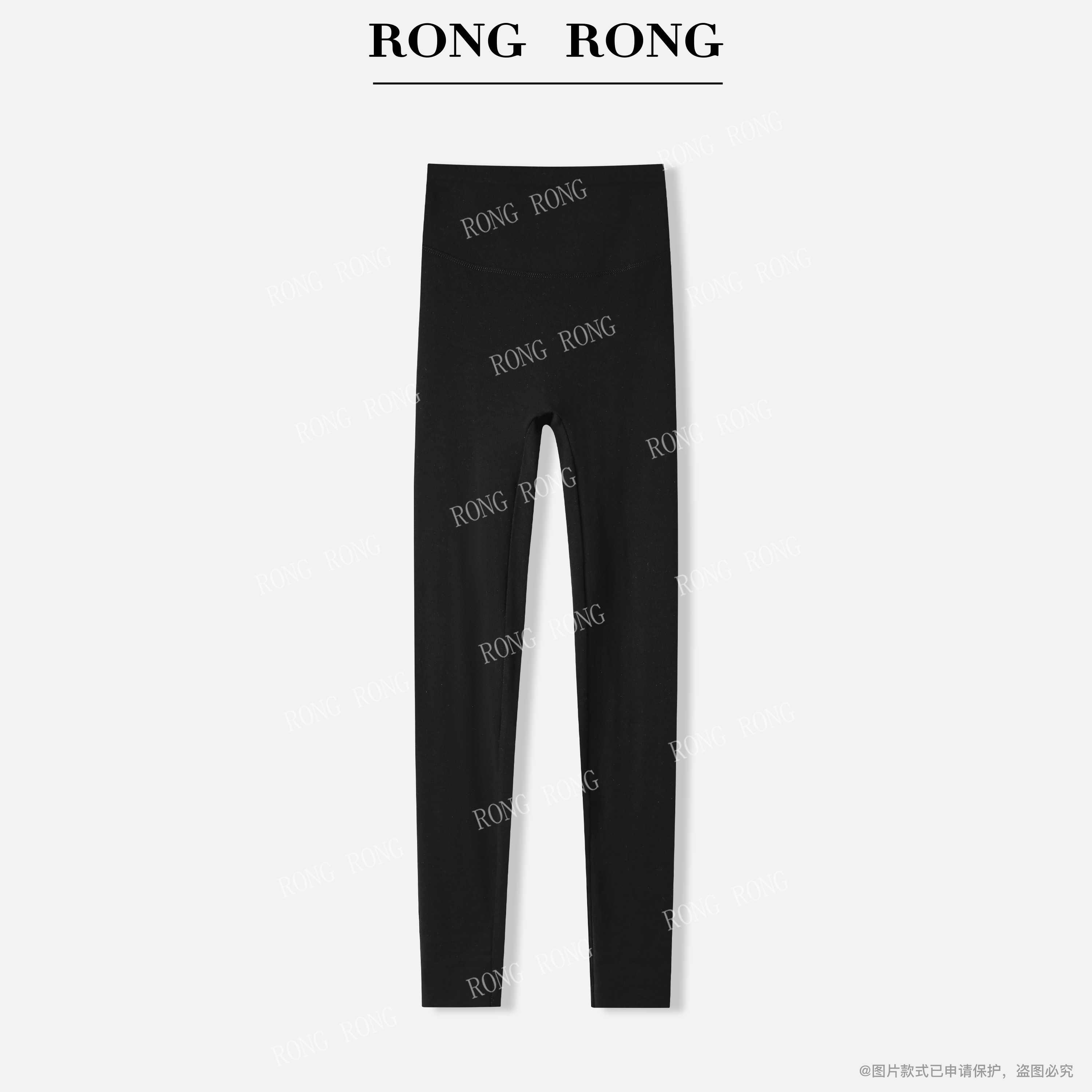 溶溶【咖啡碳裤】RONGRONG 提臀立体瘦腿简约慵懒风打底裤25538