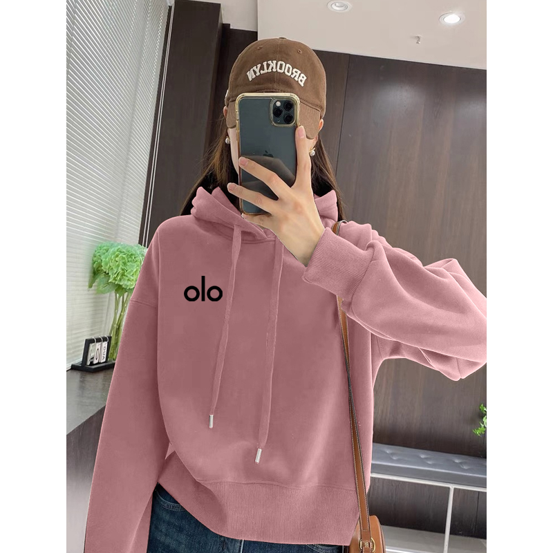 2025秋冬季新款加绒加厚连帽卫衣女装宽松休闲时尚百搭洋气上衣潮